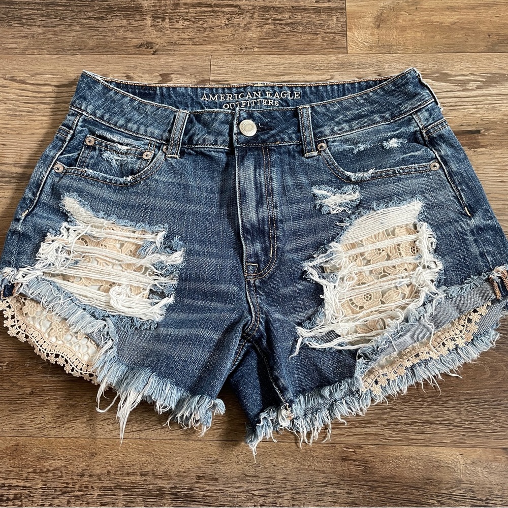 American Eagle outfitters high rise festival shorts 10